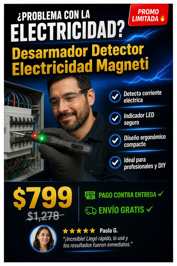 Desarmador Detector Electricidad Magneti - imagen 3