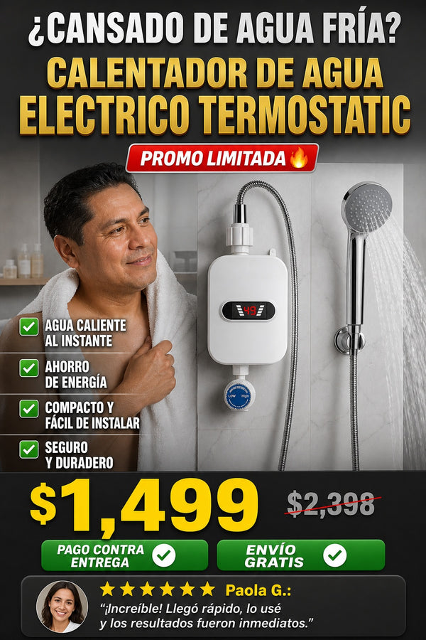 Calentador De Agua Electrico Termostatic - imagen 3