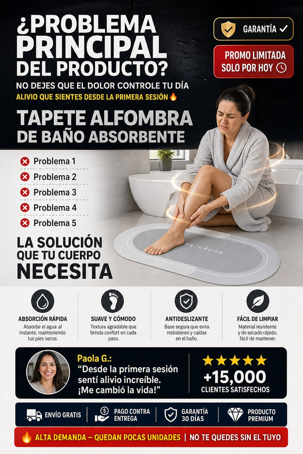 Tapete Alfombra De Bano Absorbente - imagen 3
