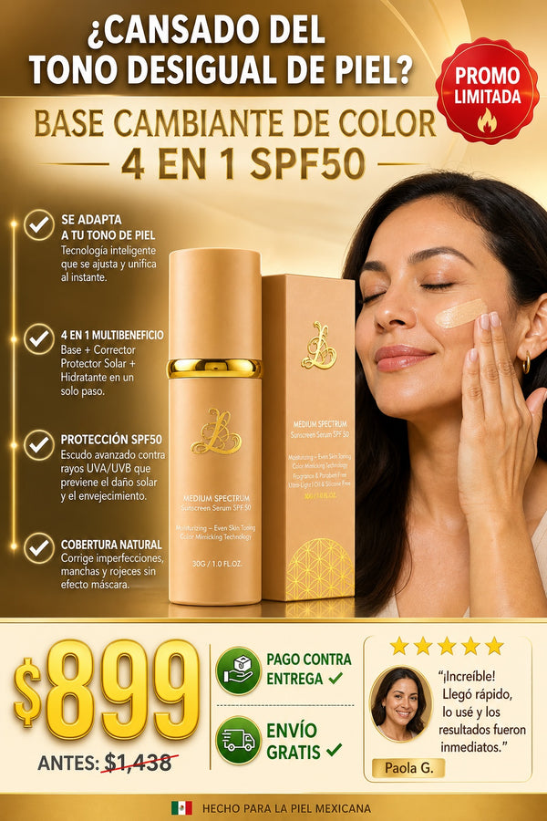 Base Cambiante De Color 4 En 1 Spf50 - imagen 3
