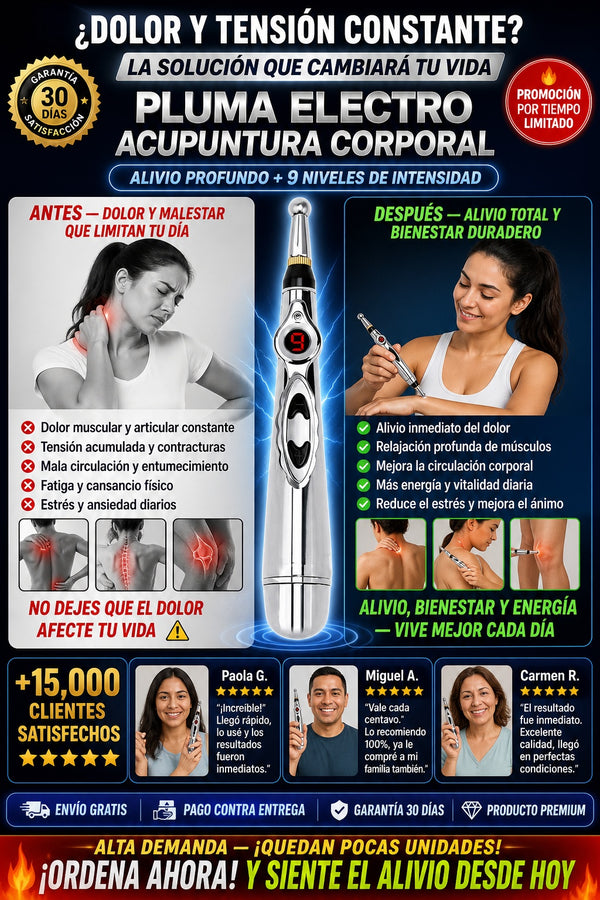 Pluma Electro Acupuntura Corporal - imagen 4
