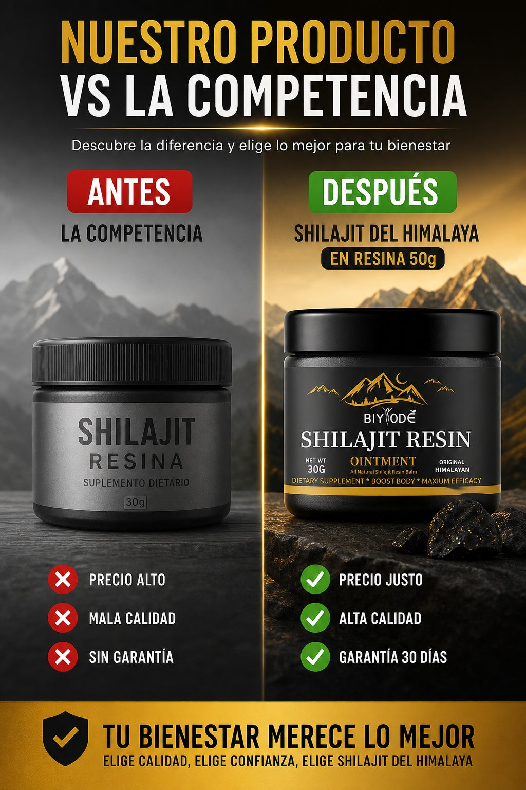 Shilajit Del Himalaya En Resina 50g - imagen 4