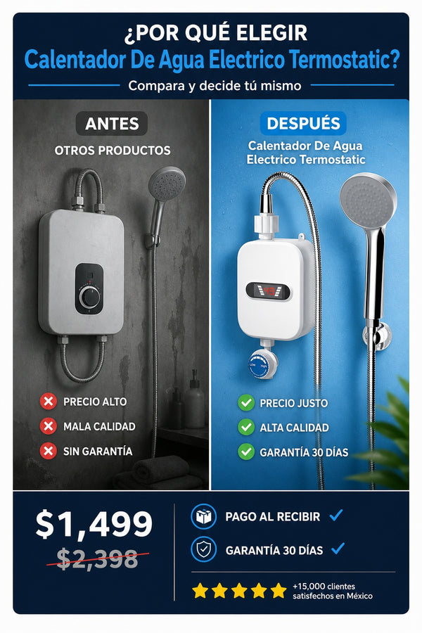 Calentador De Agua Electrico Termostatic - imagen 4