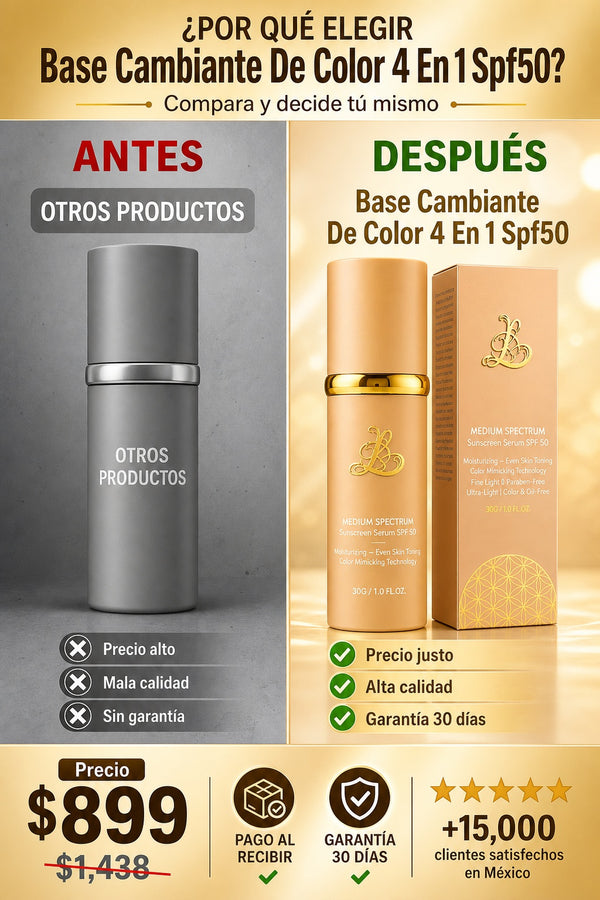 Base Cambiante De Color 4 En 1 Spf50 - imagen 4