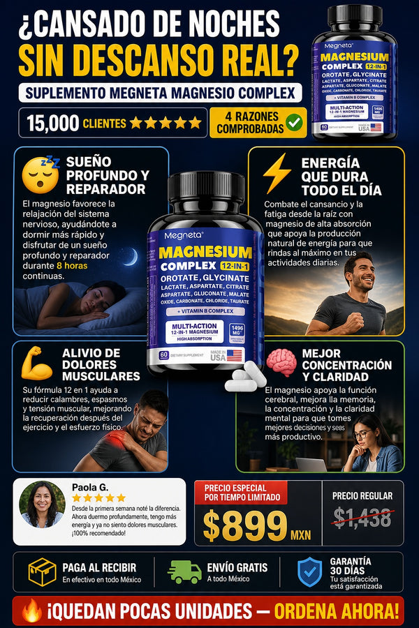 Suplemento Megneta Magnesio Complex - sección 4