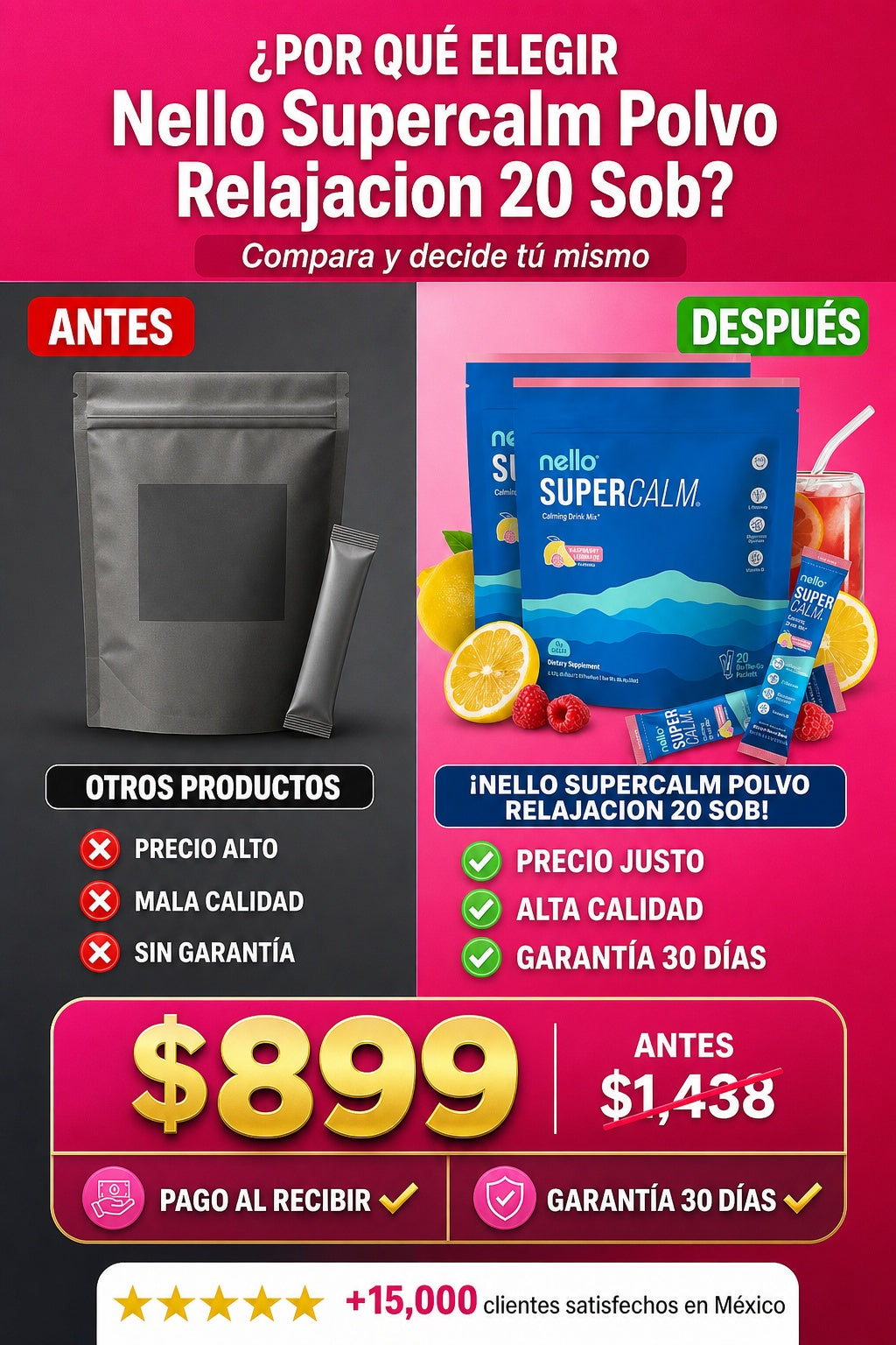 Nello Supercalm Polvo Relajacion 20 Sob - imagen 4
