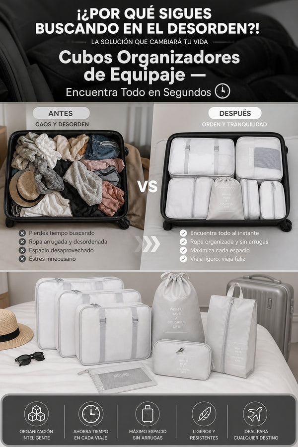 Cubos Organizadores de Equipaje — Encuentra Todo en Segundos - imagen 4