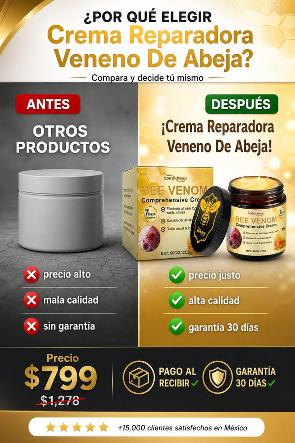 Crema Reparadora Veneno De Abeja - imagen 4