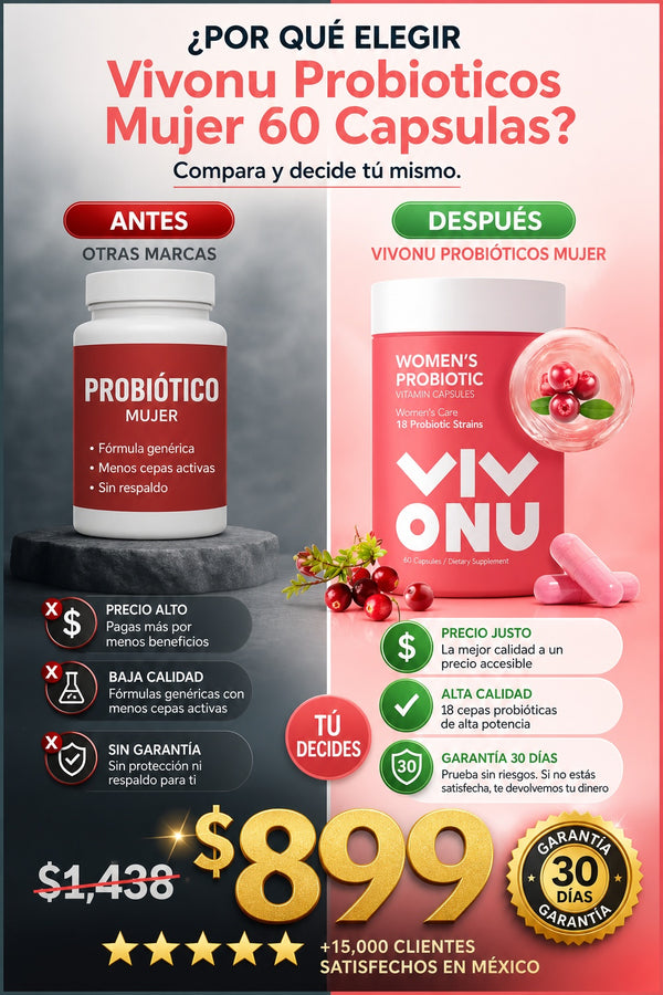 Vivonu Probioticos Mujer 60 Capsulas - imagen 4