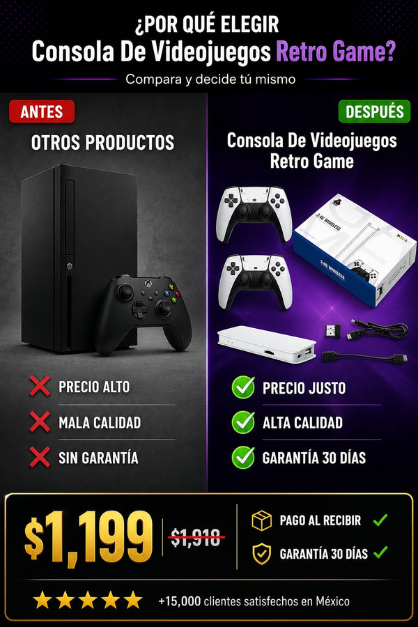 Consola De Videojuegos Retro Game - imagen 4