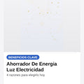 Ahorrador De Energia Luz Electricidad — beneficios