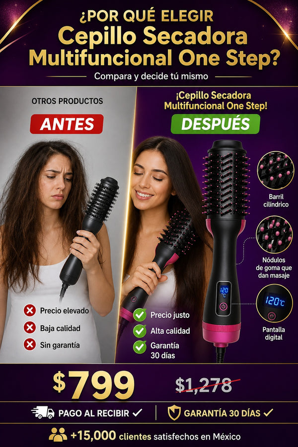 Cepillo Secadora Multifuncional One Step - imagen 4