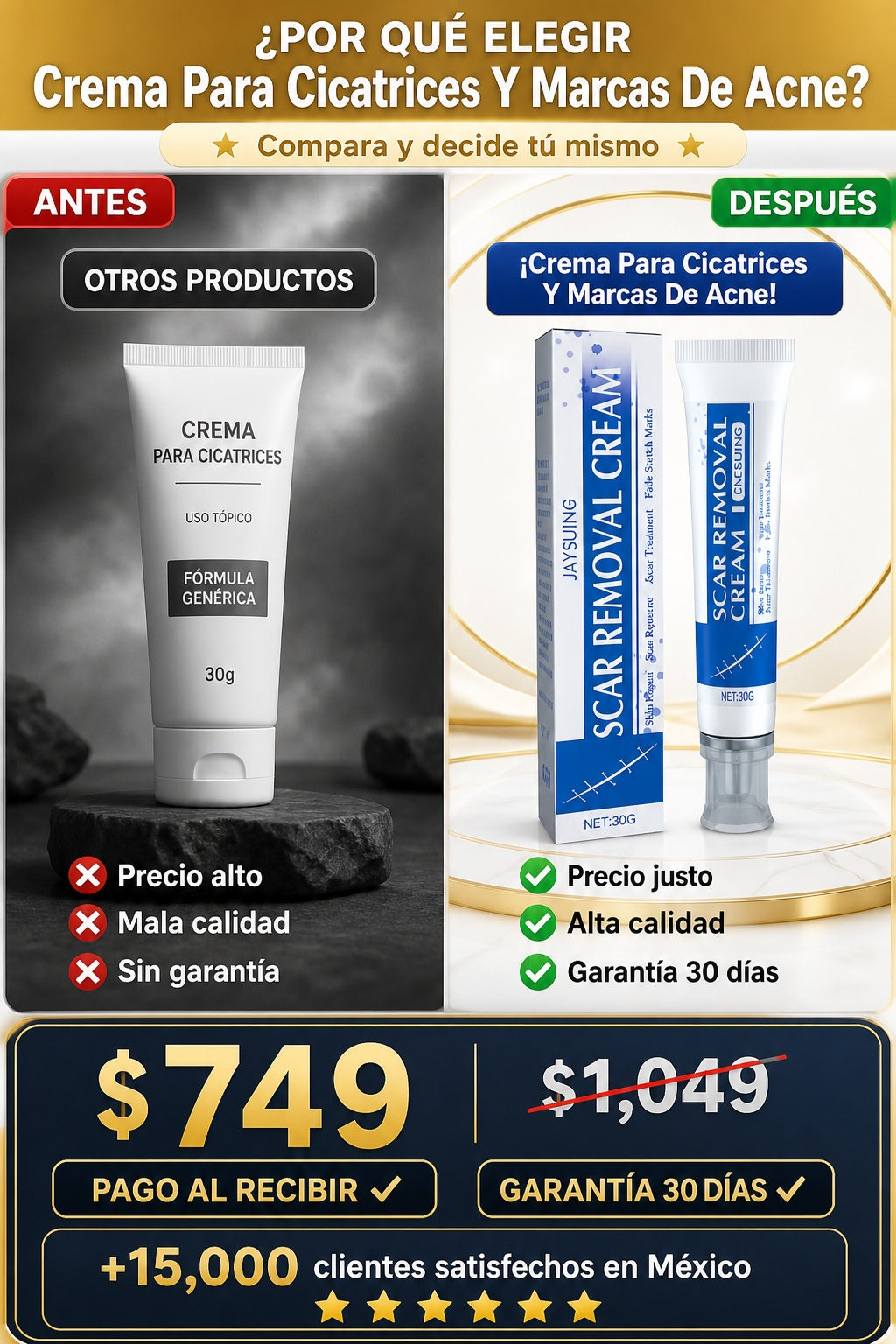 Crema Para Cicatrices Y Marcas De Acne - imagen 4