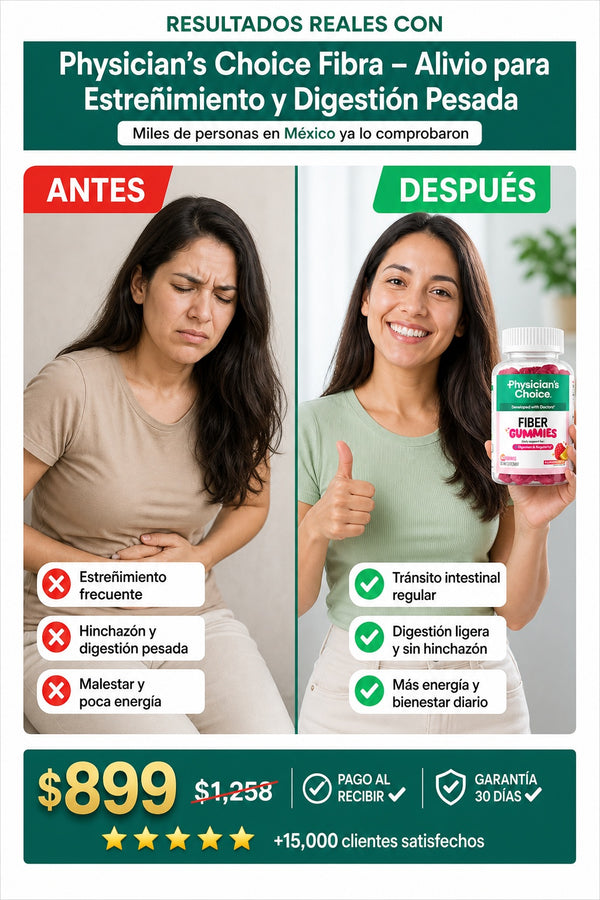 Physician’s Choice Fibra – Alivio para Estreñimiento y Digestión Pesada - imagen 4