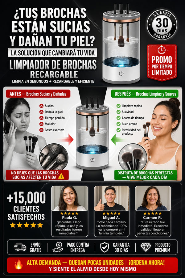Limpiador De Brochas Recargable - imagen 4