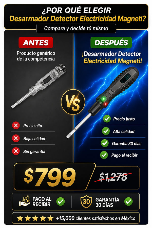 Desarmador Detector Electricidad Magneti - imagen 4