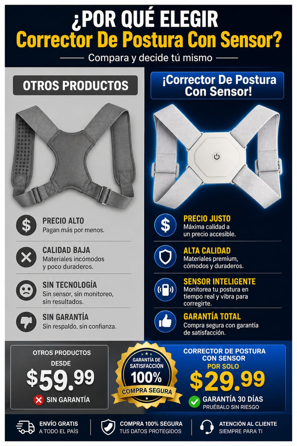 Corrector De Postura Con Sensor - imagen 4