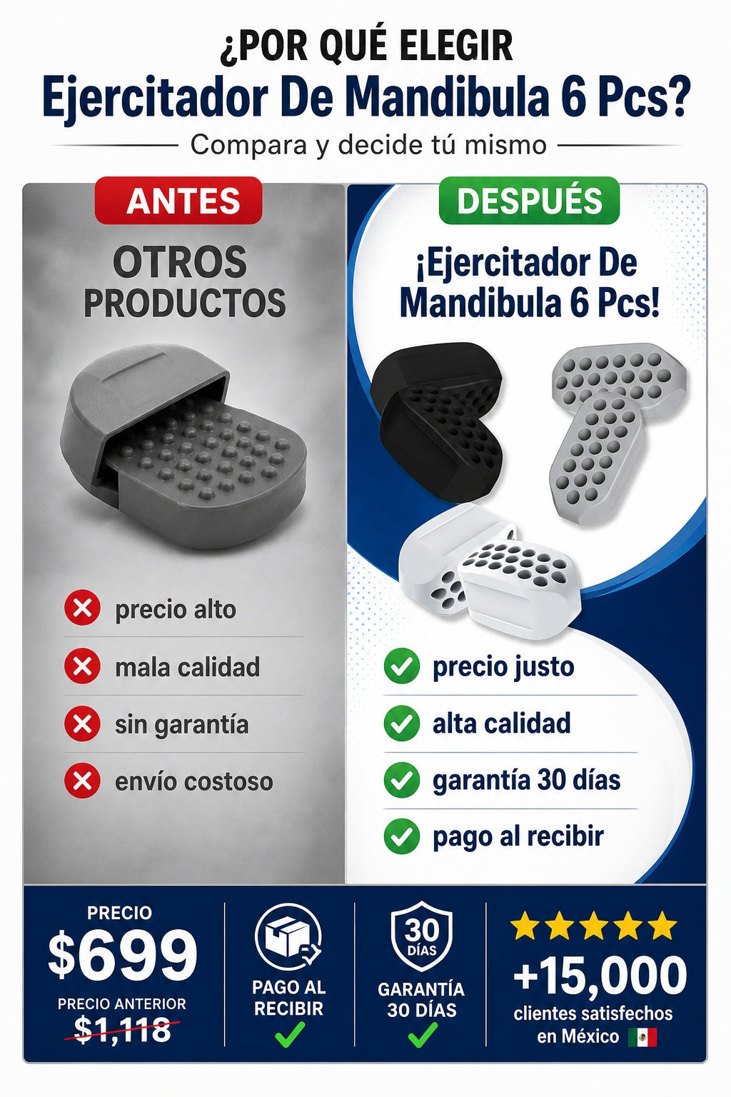 Ejercitador De Mandibula 6 Pcs - imagen 4
