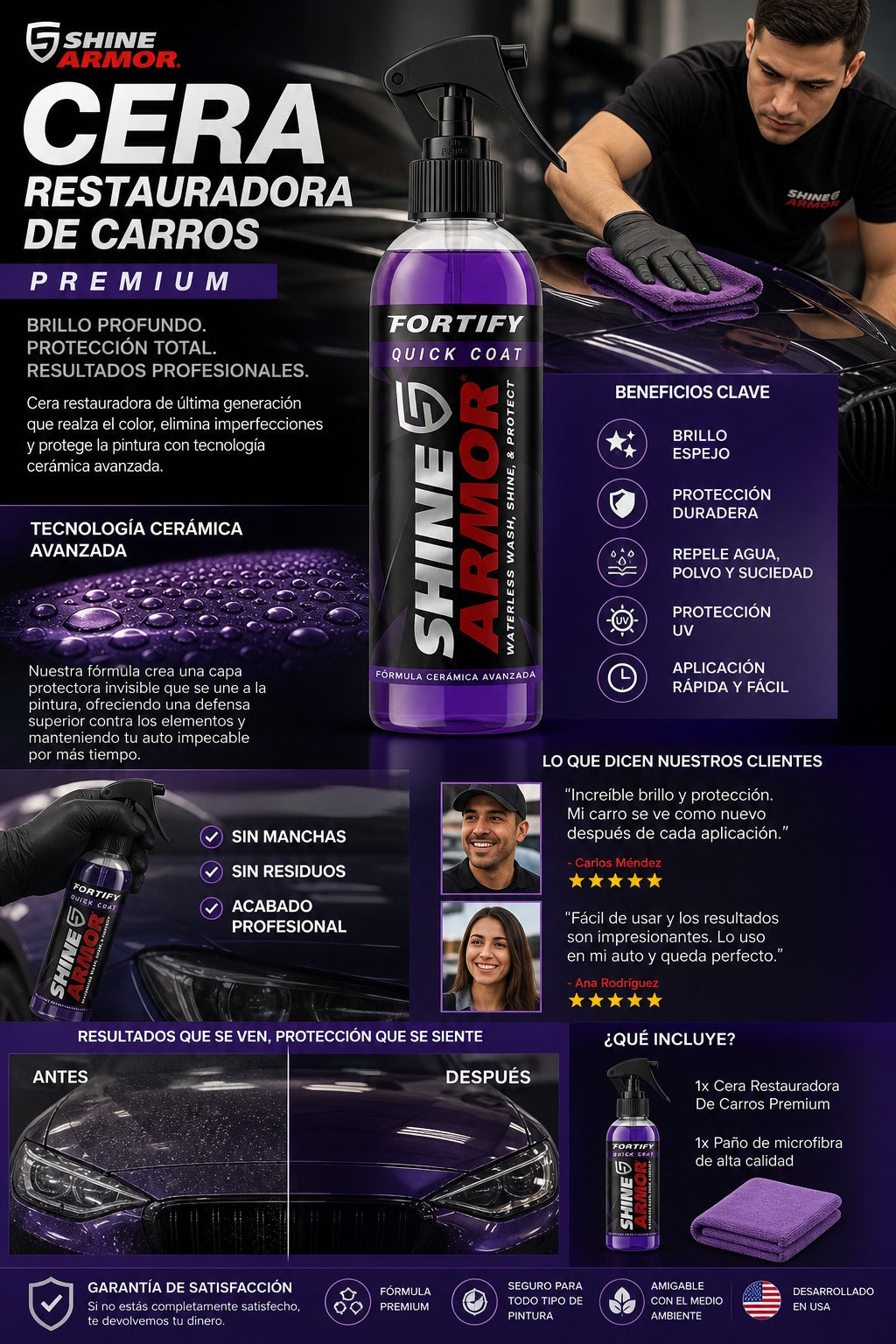 Cera Restauradora De Carros Premium - imagen 5
