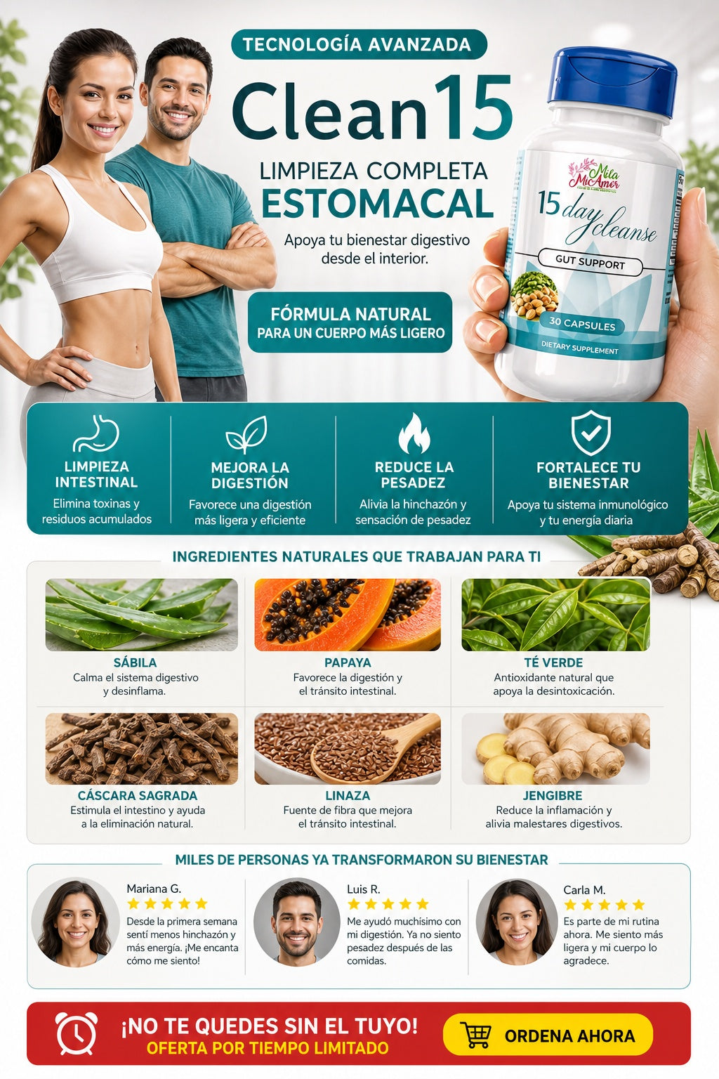 Clean15 Limpieza Completa Estomacal - imagen 5