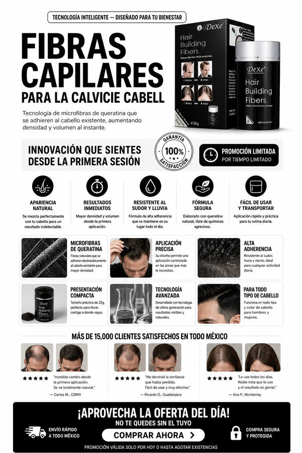 Fibras Capilares Para La Calvicie Cabell - imagen 5