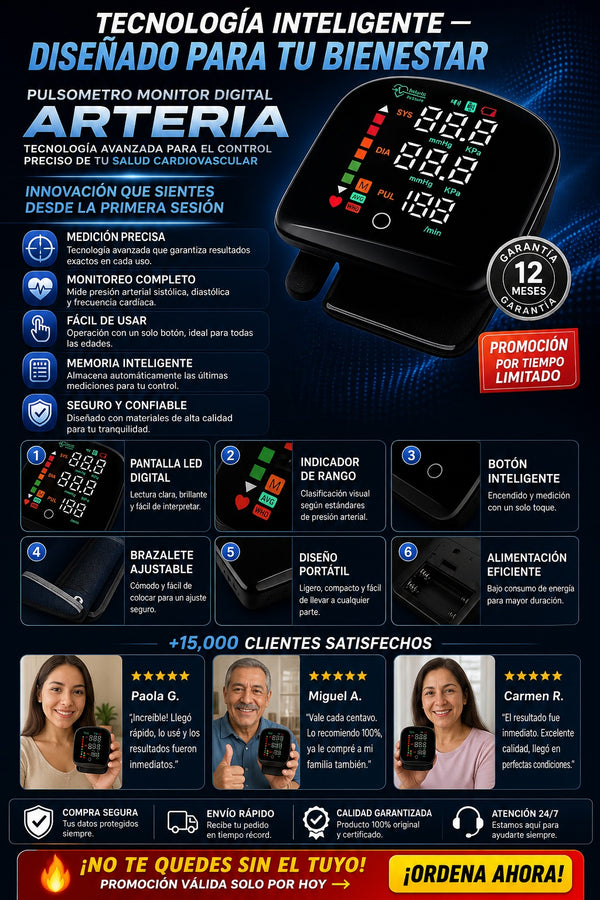 Pulsometro Monitor Digital Arteria - imagen 5
