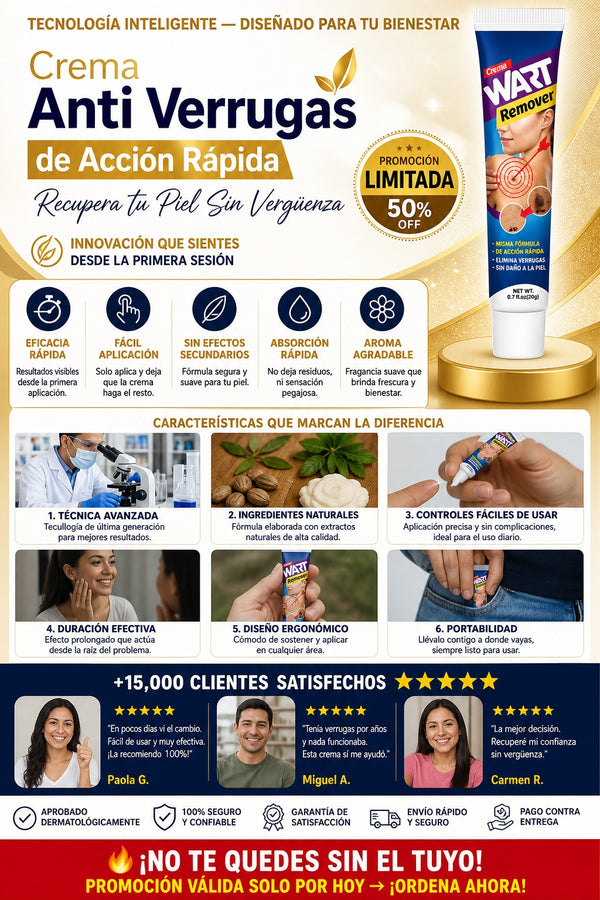 Crema Anti Verrugas de Acción Rápida — Recupera tu Piel Sin Vergüenza - imagen 5