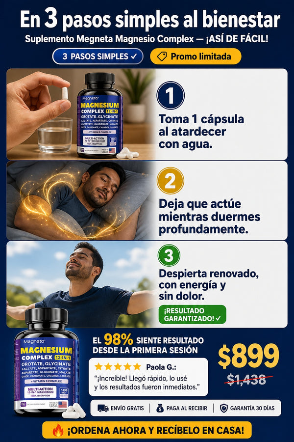 Suplemento Megneta Magnesio Complex - sección 5