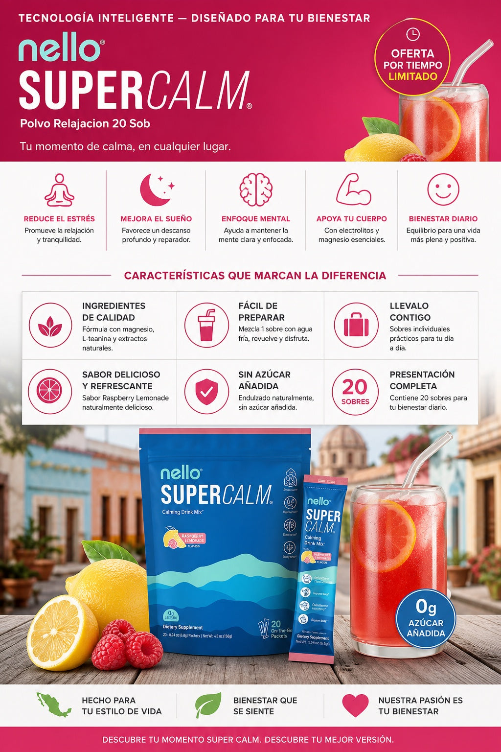 Nello Supercalm Polvo Relajacion 20 Sob - imagen 5