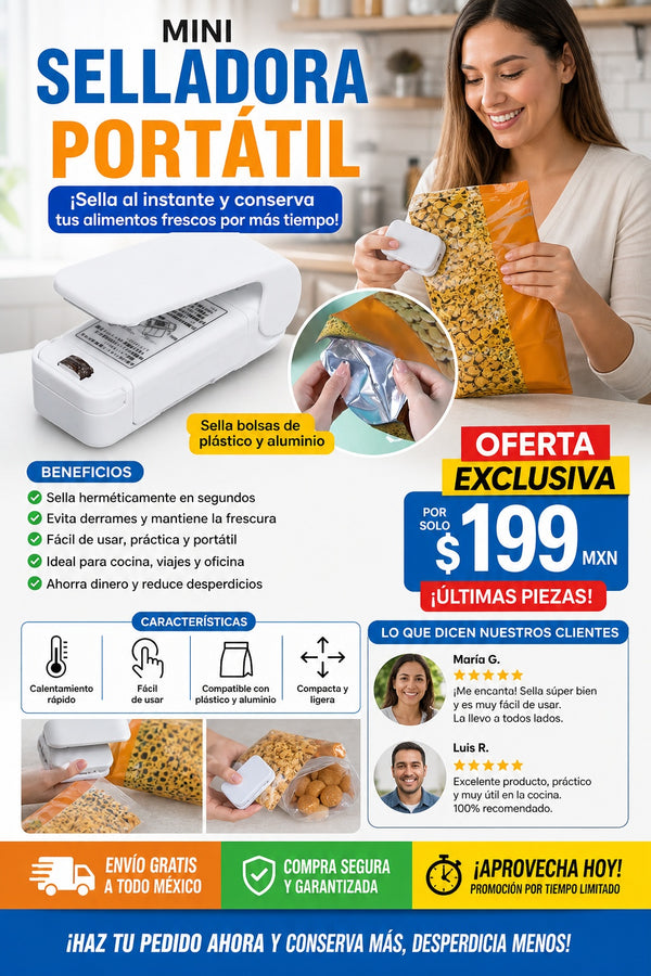 Mini Selladora Portatil Sellador - imagen 5