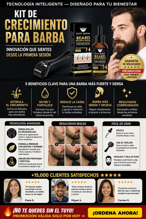 Kit De Crecimiento Para Barba - imagen 5