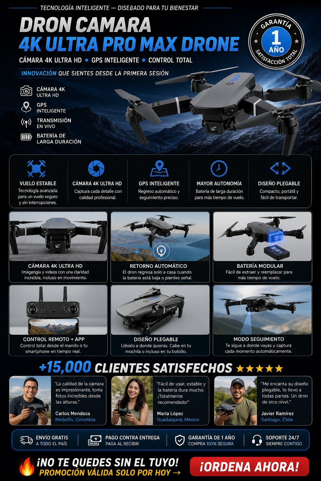 Dron Camara 4k Ultra Pro Max Drone - imagen 5