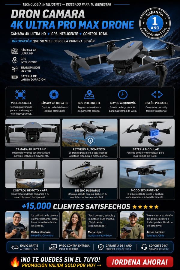 Dron Camara 4k Ultra Pro Max Drone - imagen 5