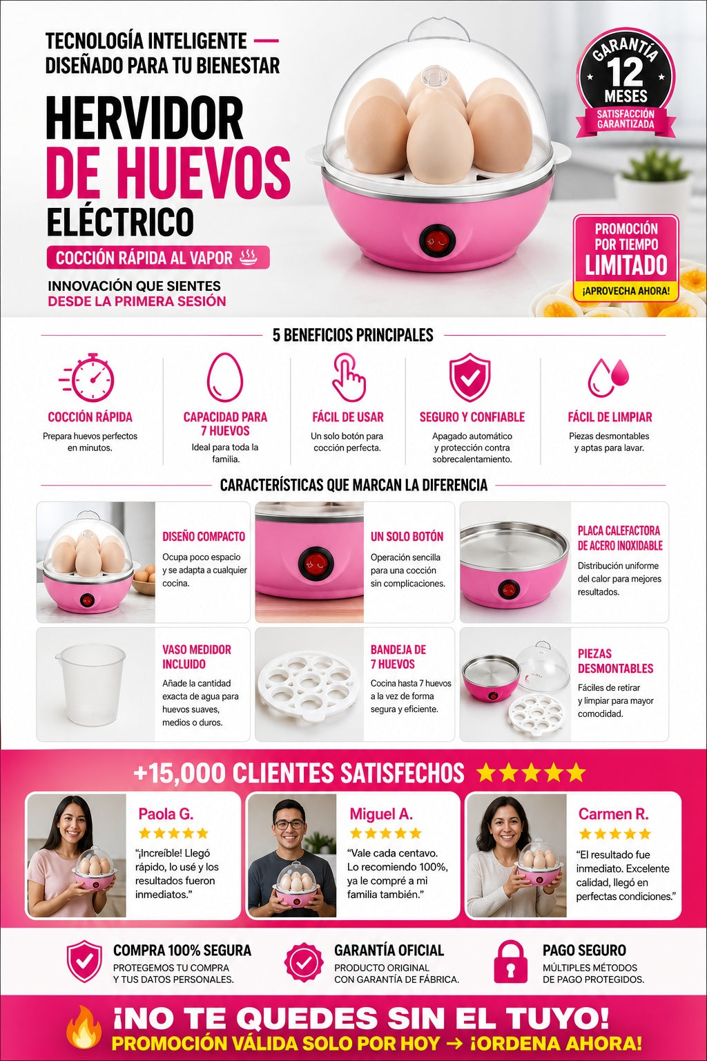 Hervidor de Huevos Eléctrico - imagen 5