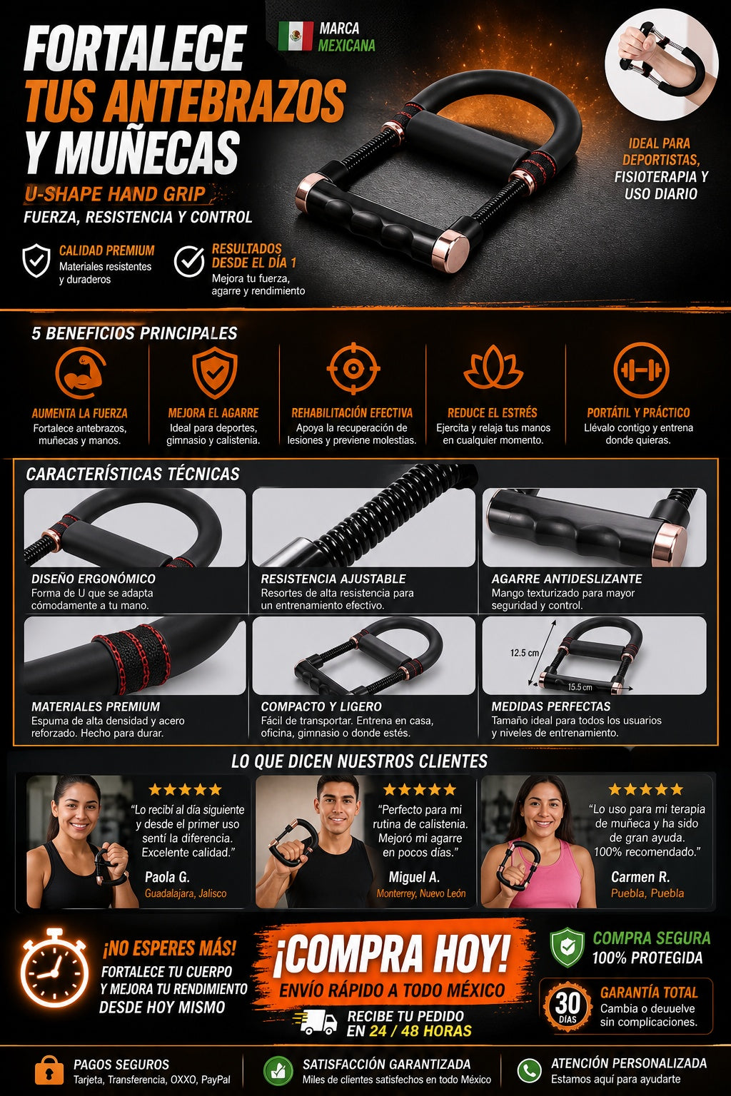 Ejercitador Antebrazo Muneca - imagen 5
