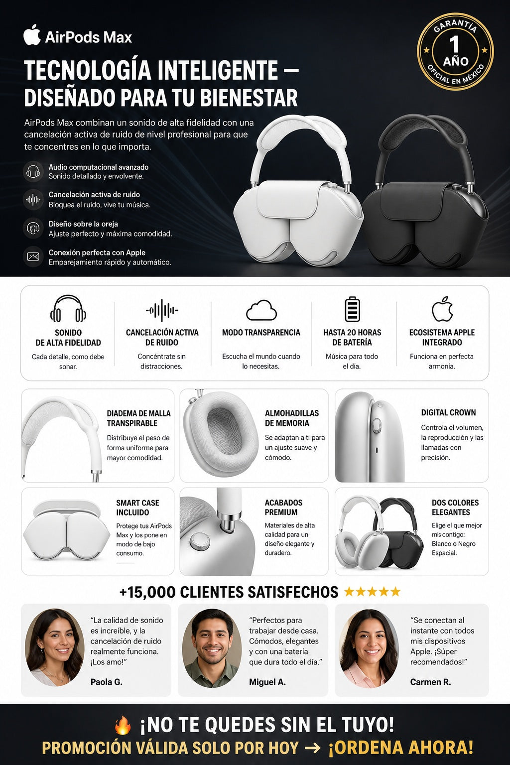 Auriculares Apple Airpods Max Con Estuch - imagen 5