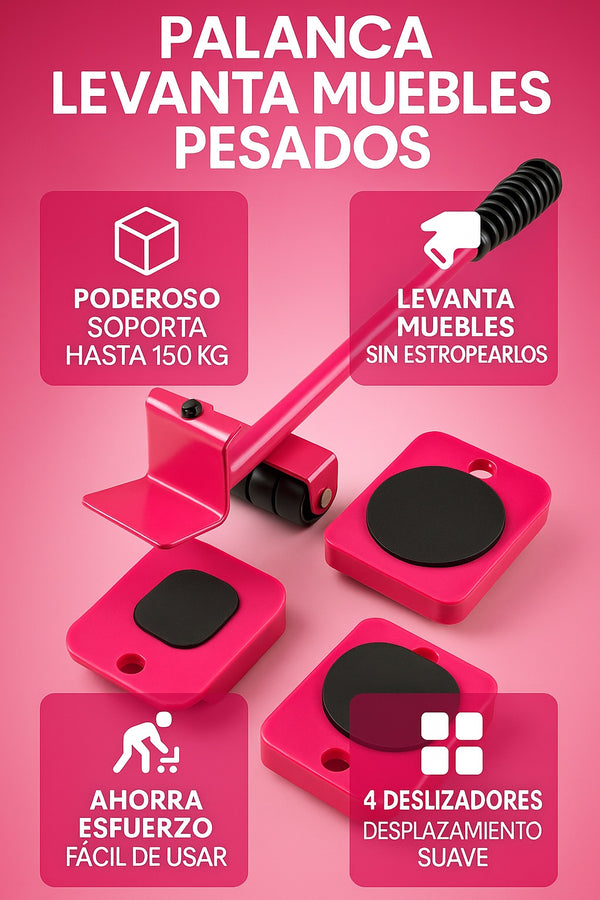 Palanca Levanta Muebles Pesados - imagen 5