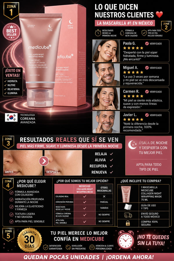 Mascarilla Medicube Facial Colageno - imagen 6