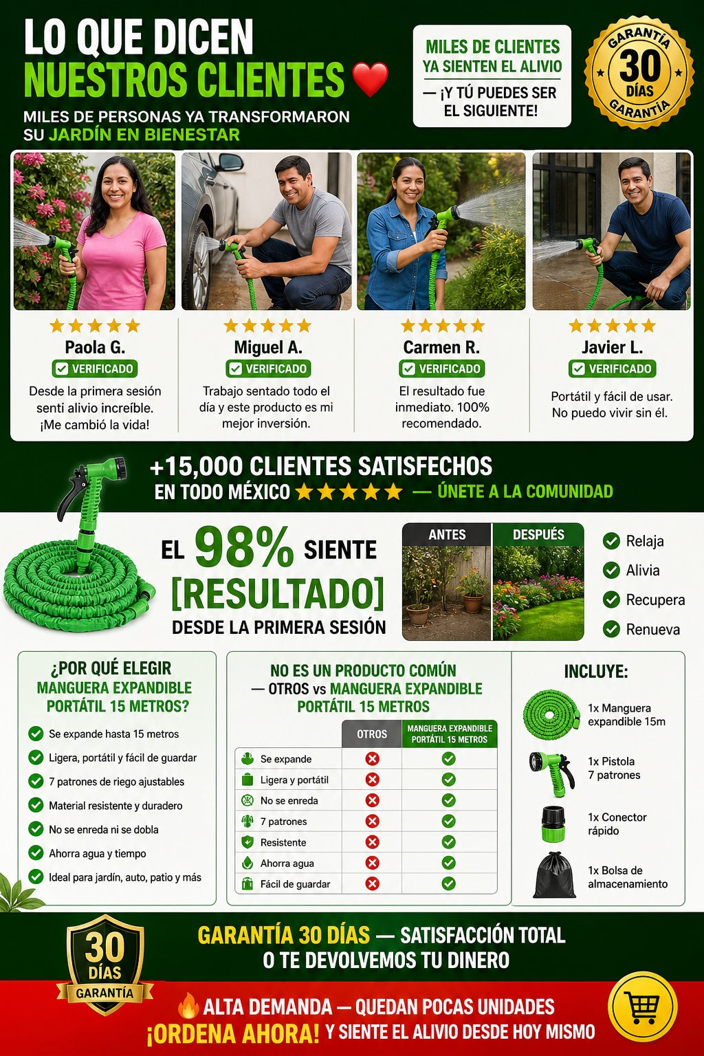 Manguera Expandible Portatil 15metros - imagen 6