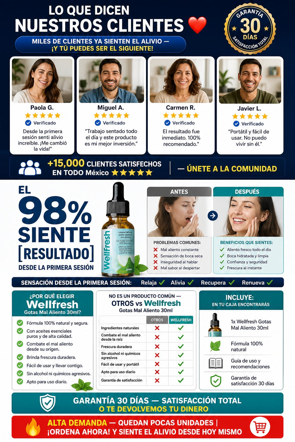 Wellfresh Gotas Mal Aliento 30ml - imagen 6