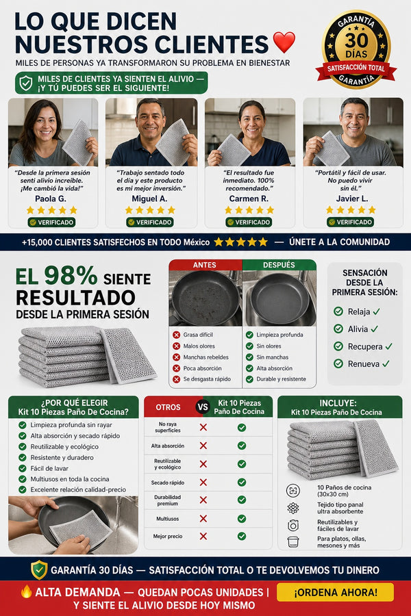 Kit 10 Piezas Pano De Cocina - imagen 6
