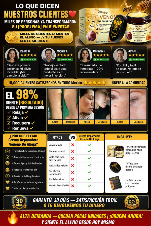Crema Reparadora Veneno De Abeja - imagen 6