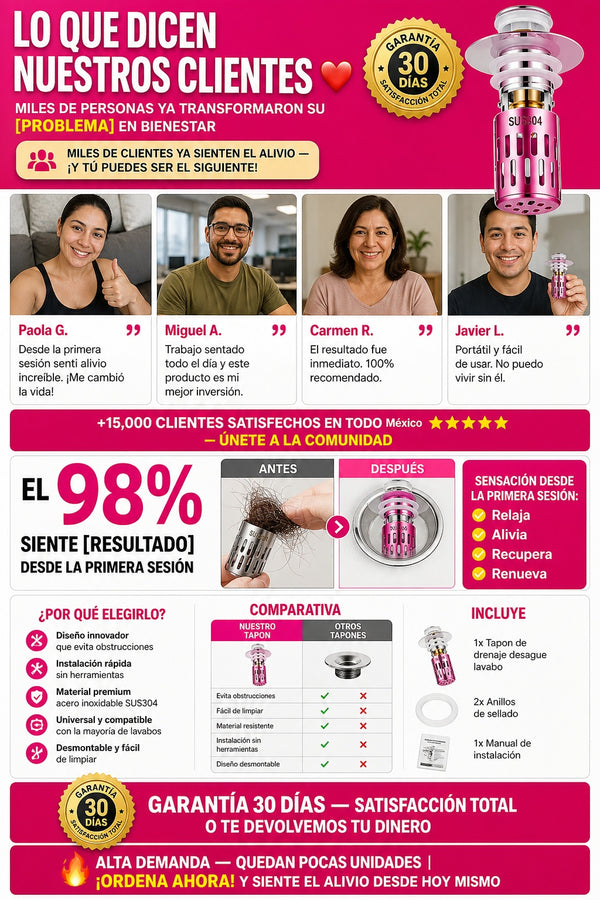 Tapon De Drenaje Desague Lavabo - imagen 6