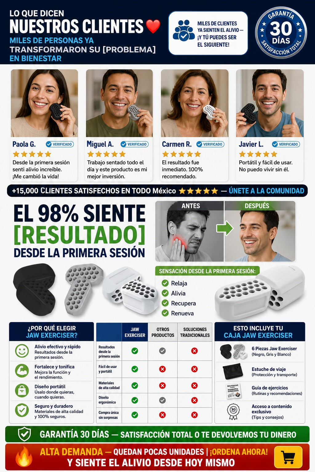 Ejercitador De Mandibula 6 Pcs - imagen 6