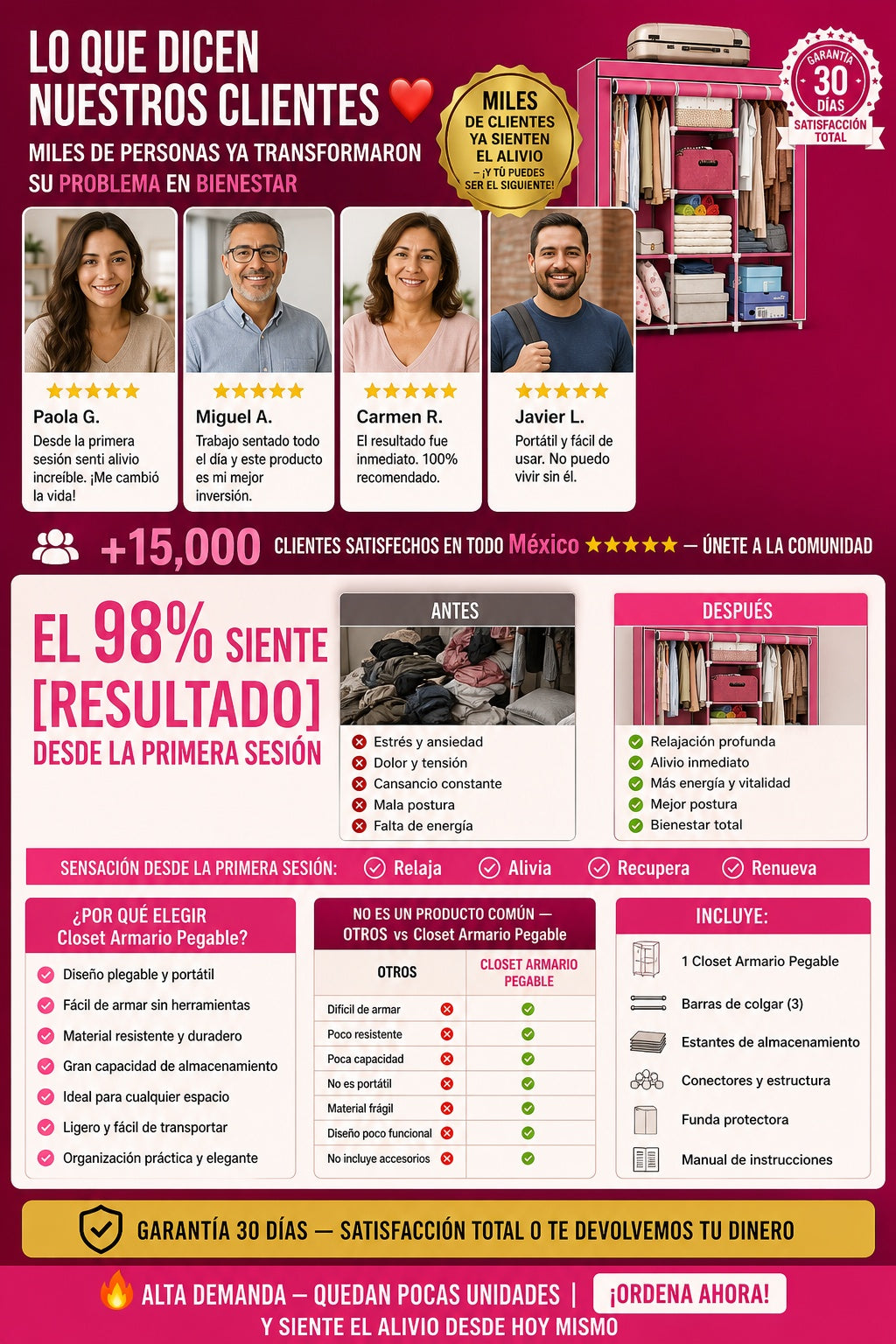 Closet Armario Pegable - imagen 6