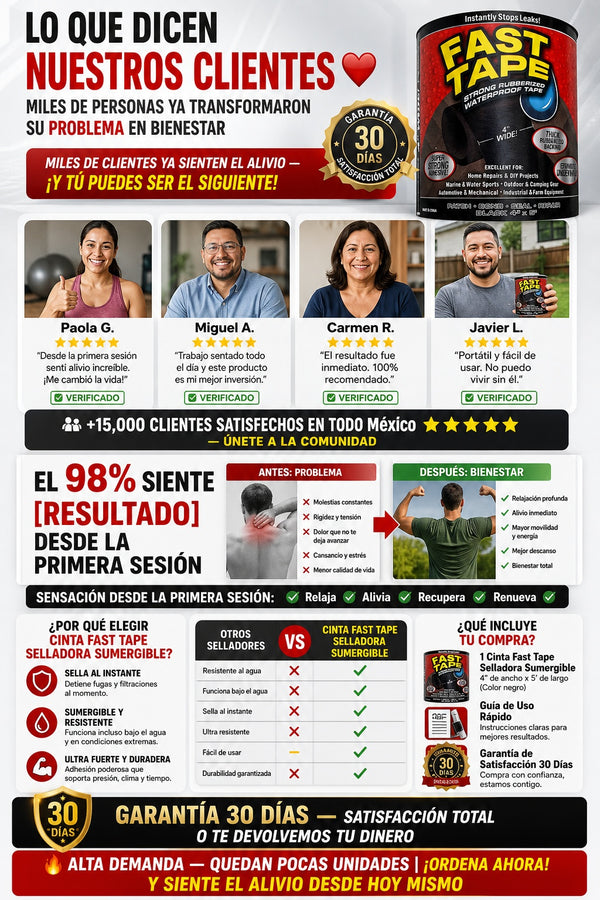 Cinta Fast Tape Selladora Sumergible - imagen 6