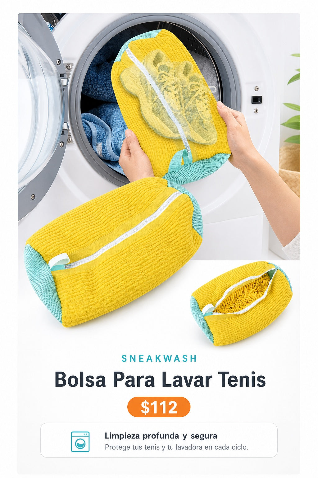 Bolsa Para Lavar Tenis Sneakwash - imagen 6