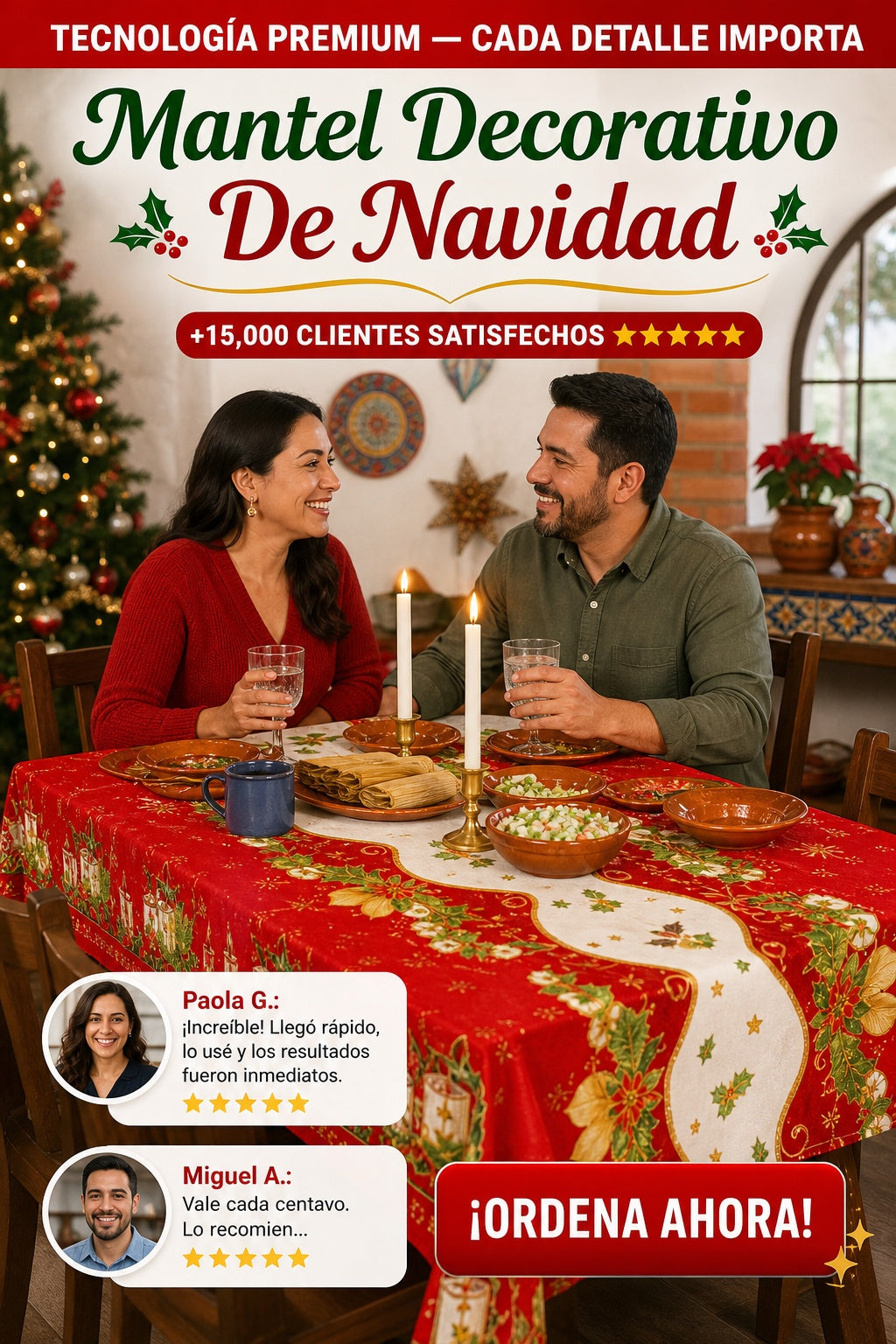 Mantel Decorativo De Navidad - imagen 7
