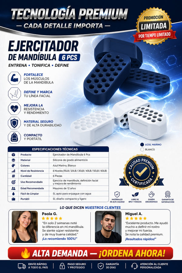 Ejercitador De Mandibula 6 Pcs - imagen 7