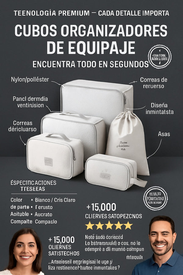 Cubos Organizadores de Equipaje — Encuentra Todo en Segundos - imagen 7